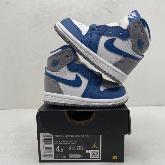 Jordan Other - Nike Air Jordan 1 Retro High OG TD “True Blue” 2023
